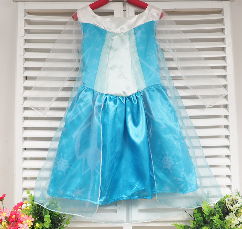 F68017  Frozen transparent gauze dress